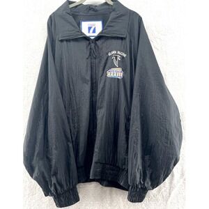 VTG Logo 7 Jacket Mens XL Atlanta Falcons SuperBowl XXXIII Full Zip Windbreaker